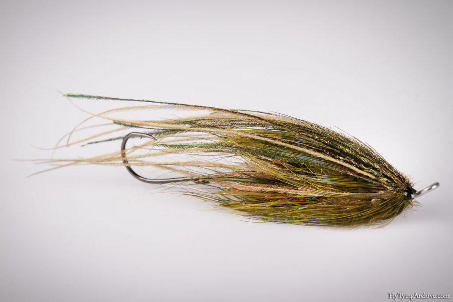 Fly Tying Archive | Olive Peacock Intruder